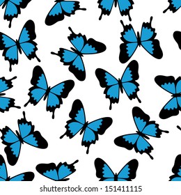 butterfly seamless pattern