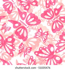 butterfly seamless pattern