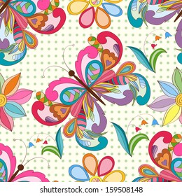 butterfly seamless pattern can be used for wallpaper, website background, textile printing