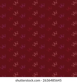 Conception de motif harmonieux papillon pour tissu