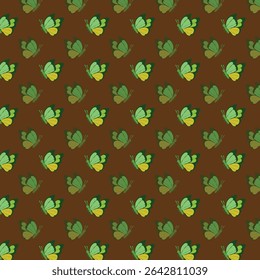 Design de padrão sem costura borboleta para tecido	