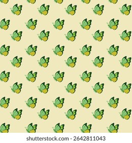 Butterfly seamless pattern design for fabric	