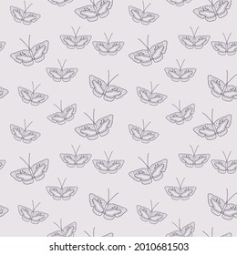  butterfly seamless pattern.  illustration.  hand drawn . 