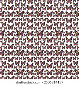 butterfly seamless printable pattern silhouette 