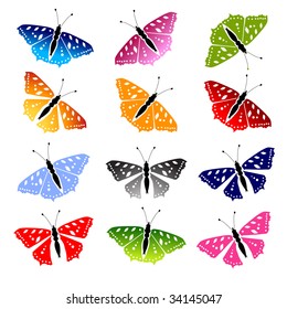Butterfly set for your design