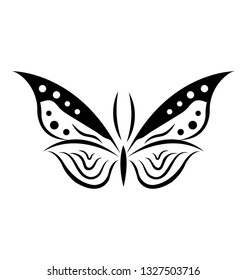 Butterfly shape icon design