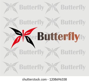 
butterfly shape for logo