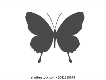 butterfly shape vector art design