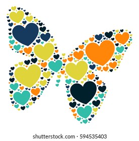 butterfly  shape vector design illustration