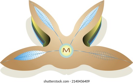 Edificio en forma de mariposa pero también un logo para diferentes cosas