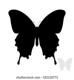 Butterfly silhouette 1