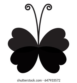 Butterfly silhouette
