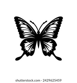 Butterfly silhouette free eps with fully editable