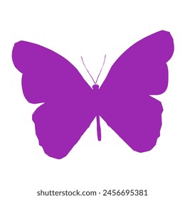 Butterfly silhouette vector art design