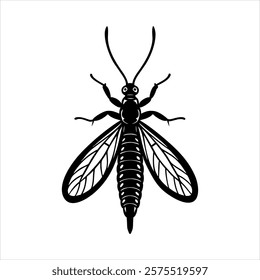 the butterfly silhouette vector design 