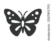 Butterfly silhouette vector illustration art design. Silhouette Butterflies Isolated. insects butterfly outline, tattoo, coloring, vector logo icon set on a white background.