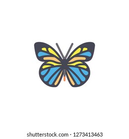 butterfly simple icon