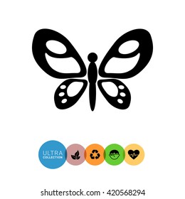 Butterfly simple icon