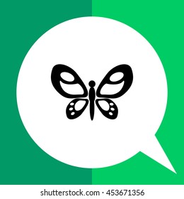 Butterfly simple icon