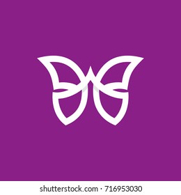 Butterfly simple logo