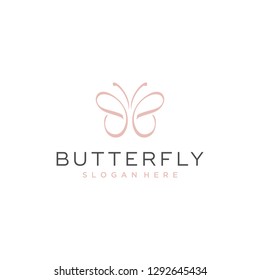 butterfly simple logo design
