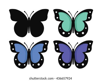 Butterfly Simple Vector