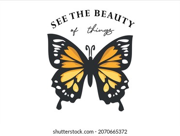 butterfly and slogan  text design vector. margarita mariposa stationery,mug,t shirt,phone case fashion slogan style spring summer sticker 