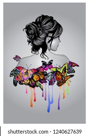 Butterfly Soul Illustration