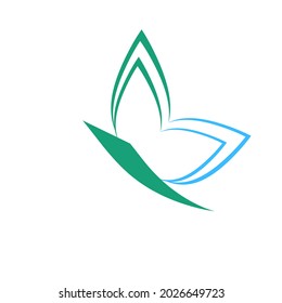 Butterfly spa beauty spa logo vector design.