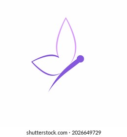 Butterfly spa beauty spa logo vector design.