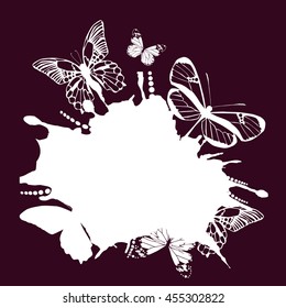 butterfly. spot. blot