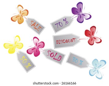 butterfly sticker