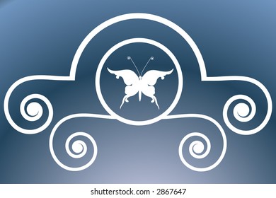 butterfly with surround vector