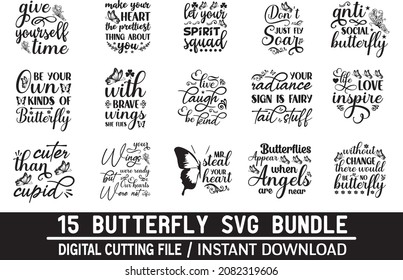 Butterfly svg bundle t shirt template