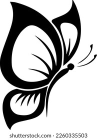 Butterfly svg, butterfly logo, vector in black svg