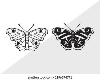 Butterfly SVG Printable Vector Illustration svg