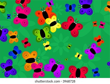 butterfly swarm