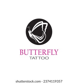 butterfly symbol company animal, tatto and bussines