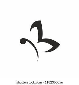 butterfly symbol icon
