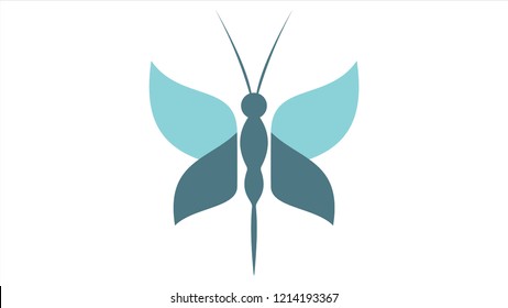 butterfly symbol icon