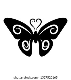 Butterfly symbol icon design
