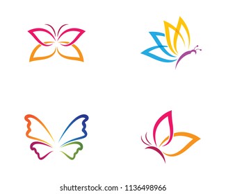 Butterfly symbol illustration