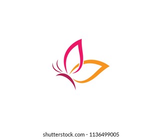 Butterfly symbol illustration