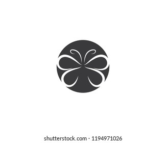 Butterfly symbol illustration