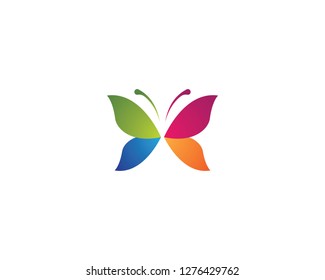 Butterfly symbol illustration