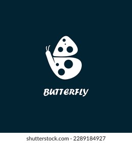 Butterfly symbol logo template vector.