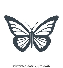 Butterfly symbolizing art design stock illustration