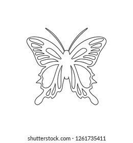 butterfly tail icon. Element of insect for mobile concept and web apps icon. Thin line icon for website design and development, app development