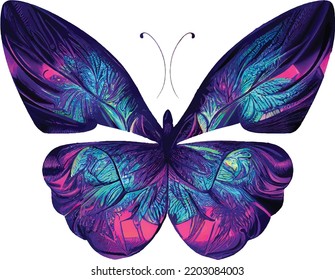 Schmetterling bunter schönes Muster dekorativ