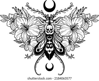 Butterfly Tattoo Designs Handrawn Line Art